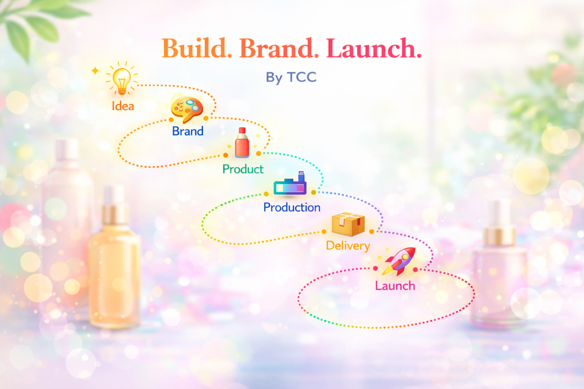 Brand journey infographic